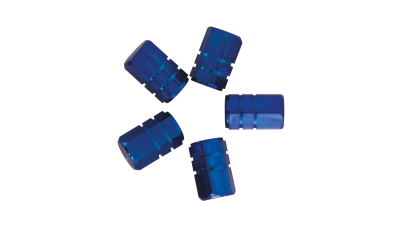 Set capacele auto Carpoint pentru ventil tip piston culoare Albastru , 5 buc.