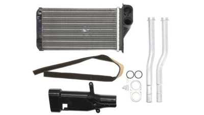 Radiator Incalzire Peugeot 107, 06.2005-03.2014, Toyota Aygo, 06.2005-03.2014, Citroen C1, 06.2005-03.2014, motor 1.0, benzina, cu/fara AC, aluminiu mecanic/plastic, 234x134x42 mm, 