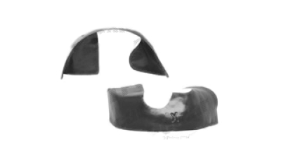 Carenaj roata Citroen AX (Za), 09.1986-03.1996, partea Stanga, Fata, 2304FL-1, ABS+PVC