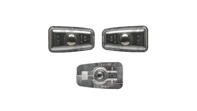 Lampa semnalizare aripa Citroen Berlingo (Mf), 07.1996-10.2002, Evasion (22/U6), 01.1994-06.2002, Jumpy (U6u), 10.1995-12.2003, partea Stanga+Dreapta, Fata, fumuriu, transparent; fara soclu bec ; tuning; Omologare: ECE, Taiwan