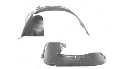 Carenaj roata Citroen Saxo(S0/S1), 03.1996-09.1999, Peugeot 106 (1 ), 09.91-1996, partea Stanga, Fata, 1C00007136A8, 2306FL1Q polietilena