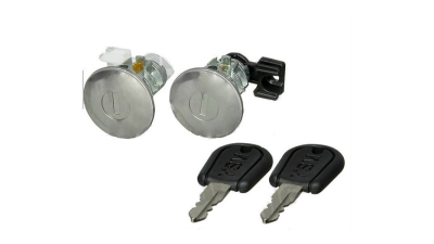 Set yale inchidere Citroen Saxo (S0/S1), 1997-09.1999 Hatchback, Citroen ZX (N2), 07.91-03.98 Hatckback/Combi, cu cheie, 2 butuci blocare usa fata stanga/dreapta, 9926X2; 9926-X2,