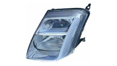 Far Citroen C2 (Jm), 01.2003-05.2008/ 05.2008-11.2009, Electric, tip bec H4,cu motoras, omologare ECE , 6205.ZW; 6205ZW; 620670, Dreapta