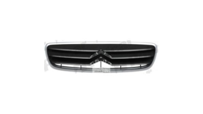 Grila radiator Citroen C2 (Jm), 05.2008-11.2009, Partial Inchisa, Cu Rama Neagra, 7804T4