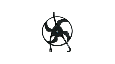 GMV radiator electroventilator Peugeot 1007, 2005-2009, Motorizare 1.4; 1, 4 Hdi; 1, 6; 1, 6 Hdi Diesel/Benzina, dimensiune 100W/345mm, 2 pini, suport de metalmm, Aftermarket