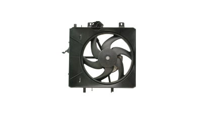 GMV radiator electroventilator Peugeot 1007, 2005-2009, Peugeot 207, 2006-, Motorizare 1, 4; 1, 6 Benzina, dimensiune 300W/340mm, (2+3 pini), cu modul, plastic, Aftermarket