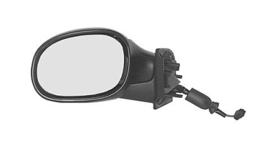 Oglinda exterioara Citroen C3 (Fc) 01.2002-12.2010 partea stanga View Max crom convex carcasa prevopsita grunduita reglare electrica cu incalzire