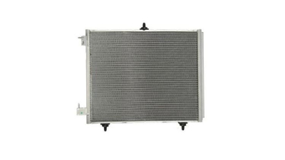 Condensator climatizare Peugeot 2008, 01.2015-, motor 1.2 PureTech, 81kw/96 kw benzina; 1.6 HDI, 55 kw/73kw diesel, cutie manuala, full aluminiu brazat, 460 (420)x360x16 mm, cu uscator si filtru integrat