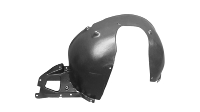 Carenaj roata Citroen C3, 03.2010-12.2016; Ds3, 03.2010-2015, punte Fata, partea Dreapta, Polietilena; cu burete insonorizant, Aftermarket