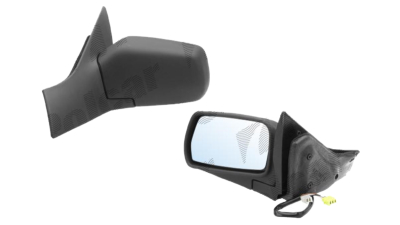 Oglinda exterioara Citroen Xantia (X1/X2) + Combi 03.1993-12.2001 partea dreapta Best Auto Vest albastra convex carcasa neagra reglare electrica cu incalzire