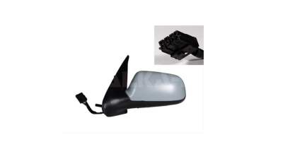 Oglinda usa exterioara CITROEN XSARA (N0/N1/N2), 07.1997-08.2002, partea stanga, reglare electrica; carcasa grunduita; incalzit; sticla asferica; geam albastru; 5 pini