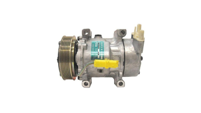 Compresor aer conditionat Citroen Berlingo, 1996-2008, motorizare 1.1/1, 4/1, 6, benzina, rola curea 119 mm, 6 caneluri, tip Sanden: SD6V12