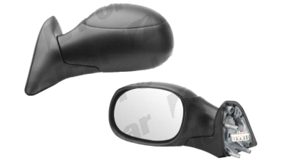 Oglinda exterioara Citroen Xsara Picasso (N68) 10.1999-2007 partea stanga View Max crom convex carcasa neagra reglare electrica cu incalzire