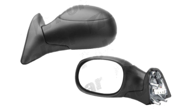 Oglinda exterioara Citroen Xsara Picasso (N68) 10.1999-2007 partea dreapta Best Auto Vest crom convex carcasa neagra reglare electrica cu incalzire