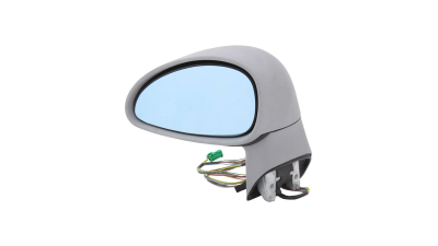 Oglinda exterioara Citroen C4 (La/Lc) 10.2004-12.2010 partea stanga Best Auto Vest albastra asferica carcasa prevopsita grunduita reglare electrica cu incalzire