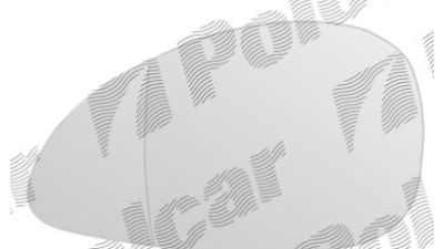 Geam oglinda Citroen C4 (La/Lc) 10.2004-12.2010 partea stanga View Max crom asferica cu incalzire