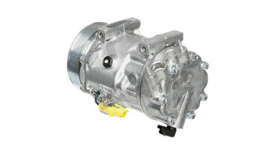 Compresor aer conditionat Citroen Berlingo, 2008-2018, motorizare 1.6 HDI, diesel si 1.6, benzina, rola curea 119 mm, 6 caneluri, tip Sanden: SD7C16