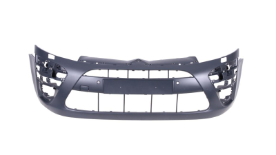 Bara fata Citroen C4 Picasso (Ua/Ud), 2010-06.2013, Grand Picasso 2010-06.2013  grunduit, cu gauri pentru senzori de parcare,cu gauri pentru spalatoare faruri, 7401WN