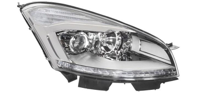 Far Citroen C4 Picasso (Ua/Ud), 09.2010-06.2013, partea Dreapta, xenon; cu sistem iluminat in curba; cu lumina de zi; D1S+H21W+H6W+H7+HY21W; electric; cu bec descarcare in gaz; cu transformator; cu motor; cu becuri, HELLA