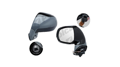 Oglinda usa exterioara Citroen C4 Picasso (Ua/Ud), 10.2006-06.2013, partea Stanga, reglare electrica; grunduit; incalzit; sticla convexa; geam cromat; rabatabil; memorie; 15 pini; baza oglinda - Negru Perlat, cu Lucas; cu lampa perimetru, Aftermarket
