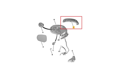 Carcasa oglinda exterioara Citroen C3 Picasso, 10.2008-, C4 Picasso (Ua/Ud), 10.2006-06.2013, partea Dreapta, negru perlat, Aftermarket