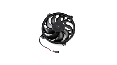 GMV radiator electroventilator Fiat Ulysse, 2002-2012, Lancia Phedra 2002-2010, Motorizare 2, 0 100kw Benzina, tip climatizare Fara AC, dimensiune 350W/385mm, cu 2 pini, plastic, Aftermarket