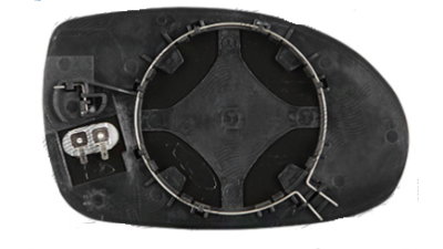 Geam oglinda Citroen C5 (Dc/De/Rc/Re), 03.2001-01.2008, Citroen C6 (TD), 09.05-12.12, Dreapta, Albastra, incalzire, Asferica, BestAutoVest 2332552E