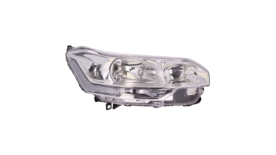 Far Citroen C5, 01.2008-09.2010, partea Dreapta, cu lumini pt curbe, cu lumini de zi, tip bec H1+H7+H7, fara motoras, electric, Depo