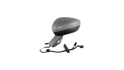 Oglinda exterioara Citroen C5 (Rd/Td) 01.2008- partea stanga Best Auto Vest crom convex carcasa prevopsita grunduita reglare electrica cu incalzire, 15 pini