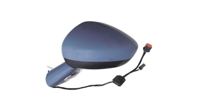 Oglinda exterioara Citroen C5 (Rd/Td) 01.2008- partea stanga Best Auto Vest crom convex carcasa prevopsita grunduita reglare electrica cu incalzire 2334516E, 15 pini, pliabila