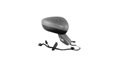 Oglinda exterioara Citroen C5 (Rd/Td) 01.2008- partea dreapta Best Auto Vest crom convex carcasa prevopsita grunduita reglare electrica cu incalzire, 15 pini