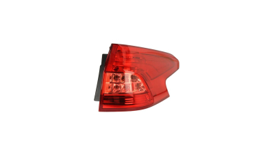 Stop spate lampa Citroen C5, 01.2008- model BREAK, Combi, partea Dreapta, partea exteRioara, tip bec LED+P21/5W+P21W, cu suport becuri, Varroc