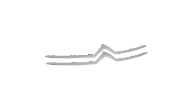 Ornament grila fata Citroen C4 (B7), 09.2010-, parte montare cromata, completa, 233805-9, Aftermarket