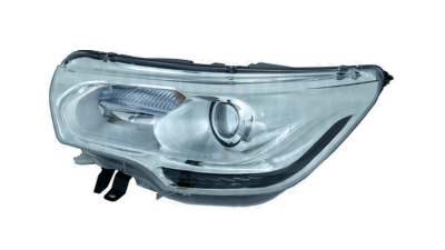 Far Citroen C4 (B7), 09.2010-, partea Stanga, bi-xenon; D1S+PY21W; electric; lucas fumuriu; fara ballast; cu bec descarcare in gaz; cu motor; cu bec, MAGNETI MARELLI (AL - AUTOMOTIVE LIGHTING)