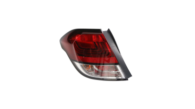 Stop spate lampa Citroen C4 (B7), 2015-, partea Stanga, partea exteRioara, cu suport becuri, tip bec P21W+PY21W+R10W, Varroc