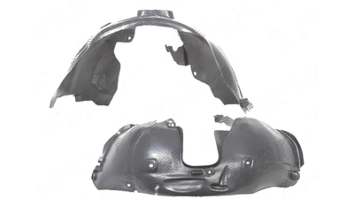 Carenaj aripa interioara, aparatori noroi Citroen C4 (B7), 09.2010-; Ds4, 06.2011- , fata, Stanga, polietilena (PE)