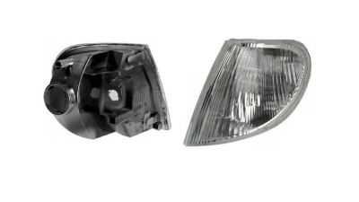 Lampa semnalizare fata Citroen Berlingo (Mf), 07.1996-10.2002; Peugeot Partner (G), 07.1996-11.2002, fata, Stanga, alb; cu suport becuri, TYC