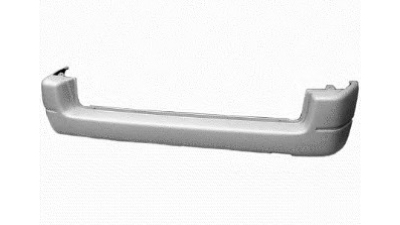 Bara spate Citroen Berlingo (Mf), 07.1996-10.2002, Negru, Peugeot PARTNER (G ), 07.96- 03.2008, cu bandou cromat, 7410H7, 235096-1
