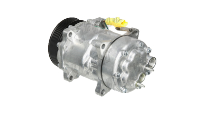 Compresor aer conditionat Citroen Berlingo, 2002-2008, motor 1.6 HDI, diesel; Jumpy, 1995-2006, motorizare 2.0 HDI, diesel, rola curea 119 mm, 6 caneluri, tip Sanden: SD7V16