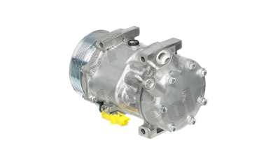Compresor aer conditionat Citroen Berlingo, 2002-2008, motorizare 1.6 HDI 55/66kw, diesel, rola curea 119 mm, 6 caneluri, tip Sanden: SD7V16