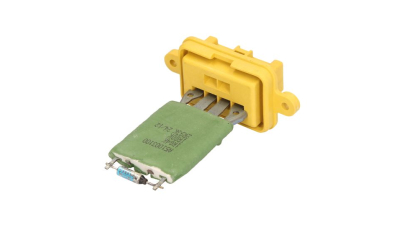 Rezistor ventilator habitaclu Peugeot Partner, 1996-2008, motor 1.1; 1.4; 1.6; 1.8 benzina, 1.6 HDI; 1.8 D; 1.9 D; 2.0 HDI diesel, fara AC, mufa cu 4 pini, 