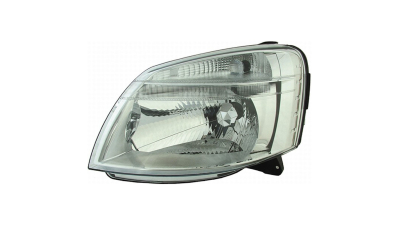 Far Citroen Berlingo, 11.2002-02.2008; Peugeot Partner 2002-2008, partea Stanga, electric, tip bec H4, cu motoras, Best Auto Vest