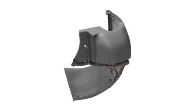 Parte laterala bara , colt lateral flaps inferior , spate , dreapta , negru ,sasiu lung cu 2 usi spate Citroen Berlingo (7 ), 02.2008-06.2012 , Peugeot Partner, 03.2008-06.2012, 7410FT