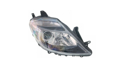 Far CITROEN C8 (EA/EB), 07.2012-2014, partea Dreapta, VALEO, tip bec H1+H1+H7; electric; negru; cu motor; halogen