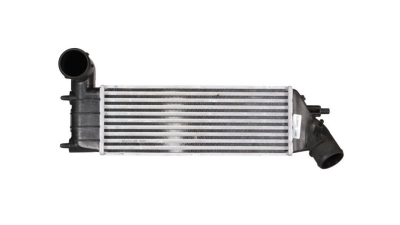 Intercooler Peugeot 807, 08.2002-, Citroen C8, 04.2002-2014, motor 2.0 HDI 80kw, 2.2 HDI 94kw, diesel, cutie manuala, cu/fara AC, aluminiu brazat/plastic, 376x134x65 mm, Valeo, 