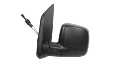 Oglinda exterioara Citroen Citroen Nemo (Aa), 10.2007-, Fiat Fiorino/Qubo 10.2007 -, Peugeot Bipper 10.2007 -, Stanga, manuala,prin parghie, Fara incalzire, carcasa neagra, Convex, View Max, 735460570; 735462099; 8153VG 2391511M