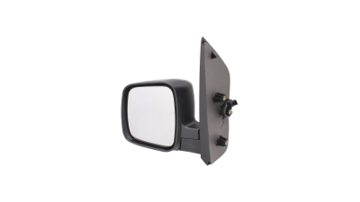 Oglinda exterioara Citroen Nemo (Aa), 10.2007-, Fiat Fiorino, 10.2007-, Peugeot Bipper, 10.2007-, Stanga, electrica, Cu incalzire, carcasa neagra, Convex, BestAutoVest 735460571; 8153VJ; 8153VK 2391513E