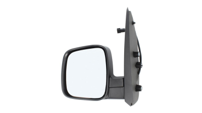 Oglinda exterioara Citroen Nemo (Aa), 10.2007-, Fiat Fiorino 10.2007 -, Peugeot Bipper 10.2007 -, Stanga, electrica, incalzire, carcasa prevopsita, grunduita, Convex, View Max, 735460571; 735480200; 8153VJ 2391514M
