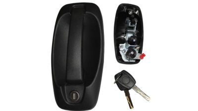 Maner usa exterior fata CITROEN NEMO (AA), 10.2007-, Fiat DOBLO (152/263), 01.2010-12.2014; FIORINO/QUBO, 10.2007-, Peugeot BIPPER, 10.2007-, partea Dreapta, cu 1 butuc cheie; pentru usa laterala culisanta