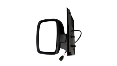 Oglinda usa exterioara Citroen Jumpy, 02.2007-06.2016, Fiat Scudo (270), 02.2007-09.2016; Peugeot Expert, 02.2007-07.2016, partea Stanga, reglare electrica; grunduit; incalzit; sticla convexa; geam cromat; 5 pini, View Max